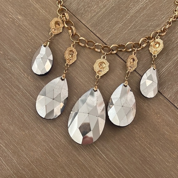 Blue large stone necklace - Picture 14 of 17